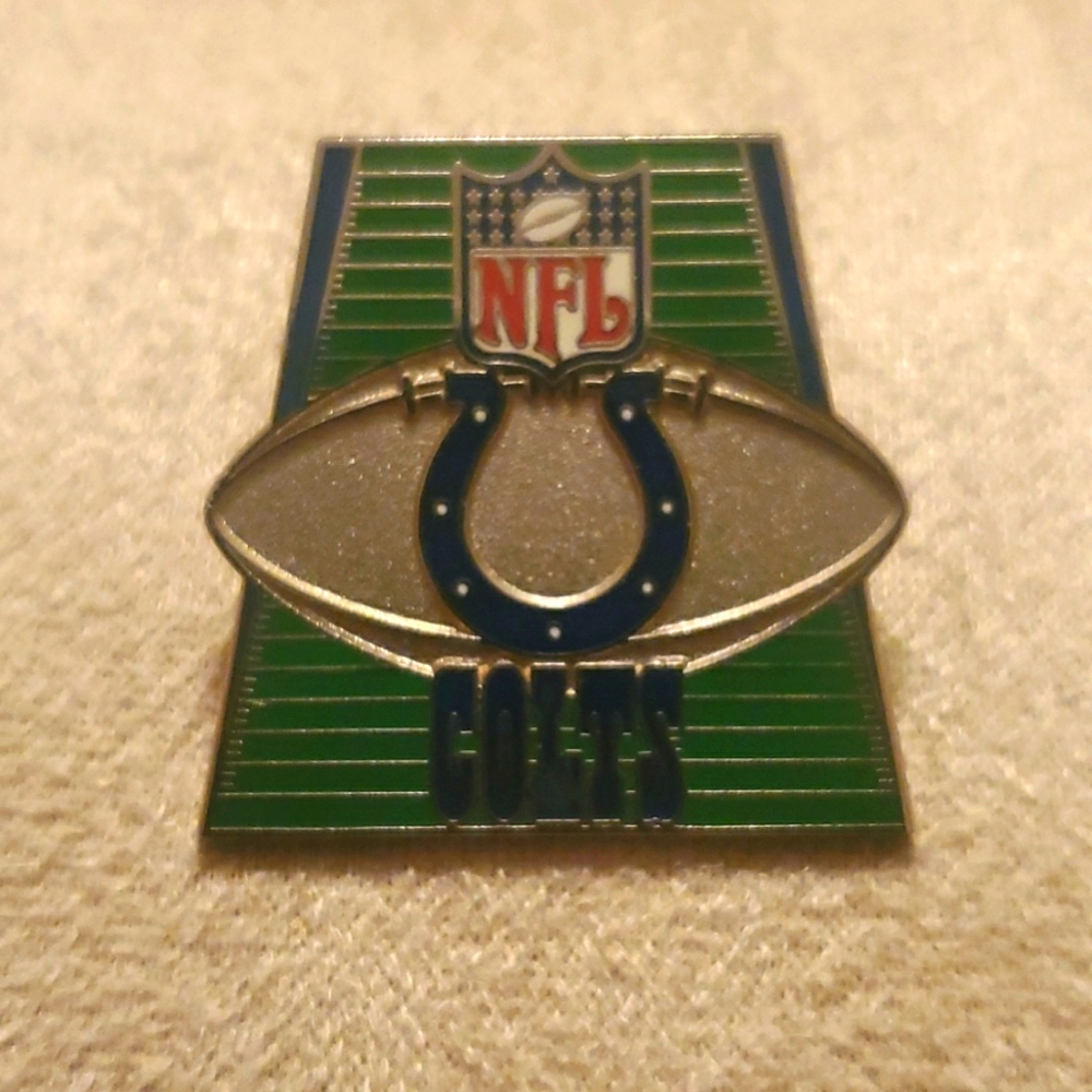 NFL Colts Football collector pin